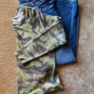 American Eagle Camo Soft Tunic